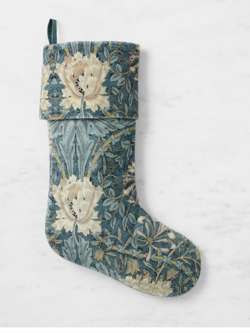 Morris & Co. x Williams Sonoma Home Honeysuckle Tulip Stocking Set of 2